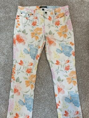 Lauren By Ralph Lauren Women’s Floral Pants In Size 14, Great Condition!